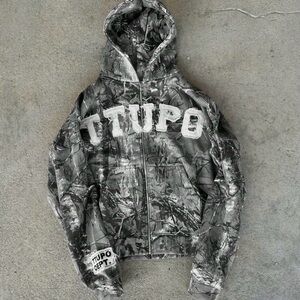 Gray Camouflage Men's Lightweight Jacket